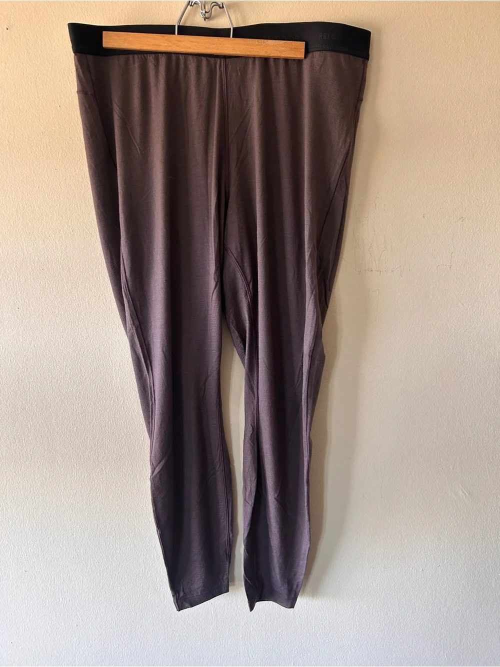 Purple REI merino wool baselayer top and bottom - Picture 2 of 10